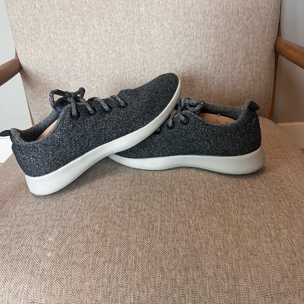 Allbirds Charcoal Knit Sneakers with White Soles